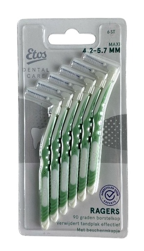 Etos Brossettes Interdentaires Maxi 4.2-5.7mm Lot de 6