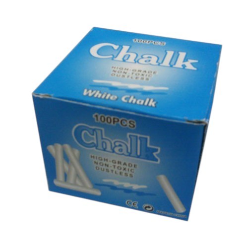 Craies Blanches Sans Poussière, Haute Qualité, Non Toxiques, Lot de 100