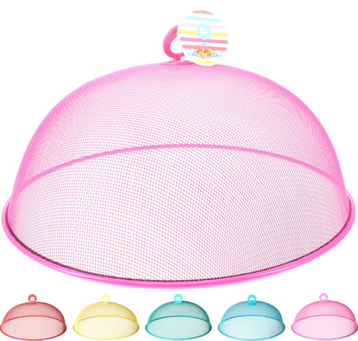 Cloche de protection alimentaire maille métal 35cm, 5 couleurs disponibles