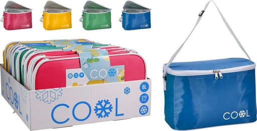 COOL Sac isotherme 8L, coloris variés, bandoulière