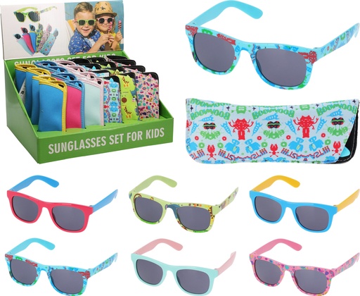 Lunettes de Soleil Enfants Unisexe Colorées Fantaisie
