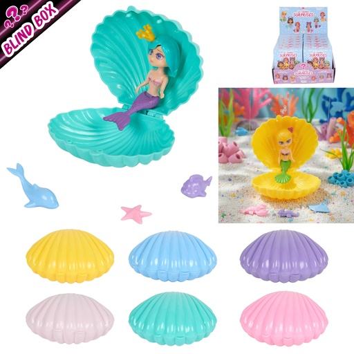 Jeux 2 Momes Les Mini Sirènes Boîte Surprise Figurine à Collectionner
