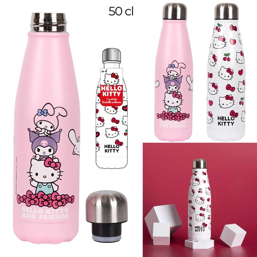 Gourde Isotherme Hello Kitty & Friends Rose 50cl