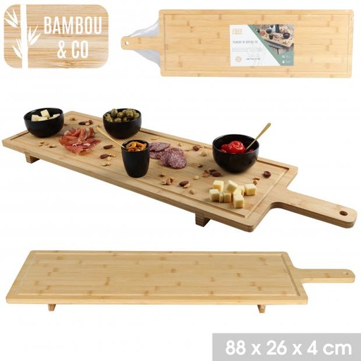 Planche de service Bambou & Co XXL 88x26x4 cm