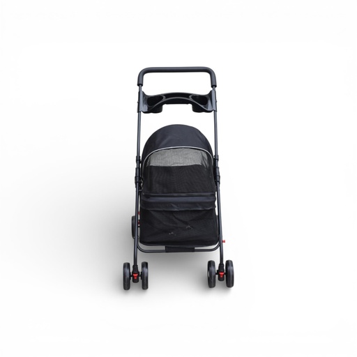 Mon Ami Luki Poussette Pliable pour Chien Chat Noir et Gris