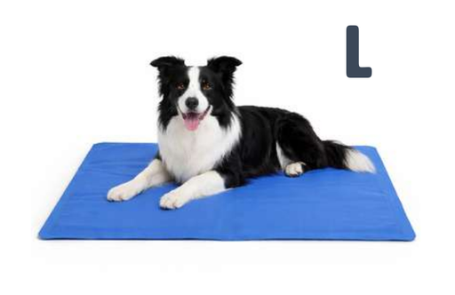 Mon Ami Luki Tapis Rafraîchissant pour Chien Bleu 100x60cm