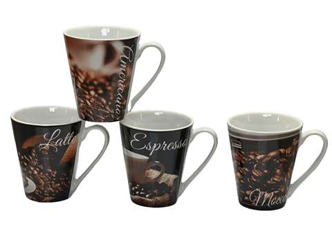MUG SENSEO 28CL 4 DESSINS ASSORTIS 