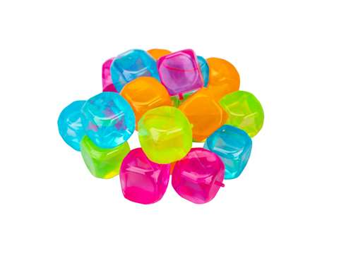 Maxime Home 20 Glaçons Cubes Réutilisables Multicolores