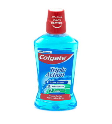 Colgate Plax Bain de Bouche Triple Action 500 ml Sans Alcool