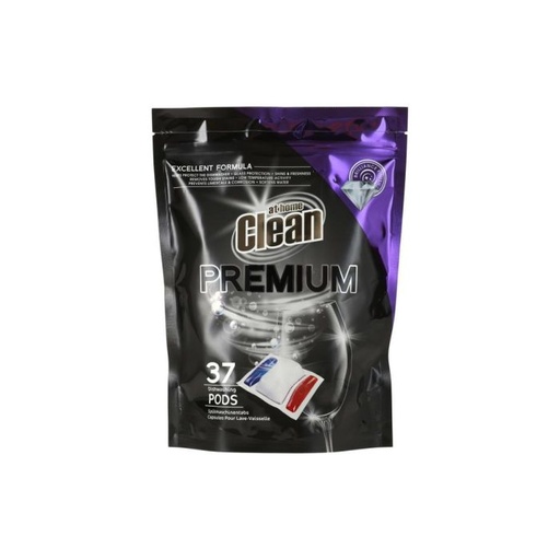 At Home Clean Premium Capsules Lave-Vaisselle Tout-en-1, 37 Doses