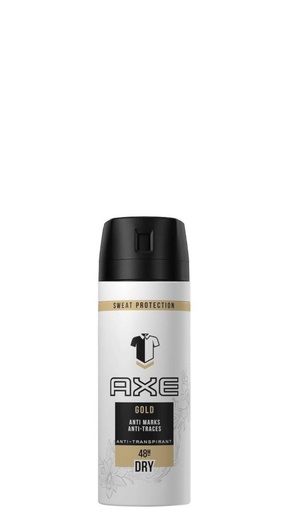 Axe Gold Anti-transpirant Spray Anti-traces 48H 150ml