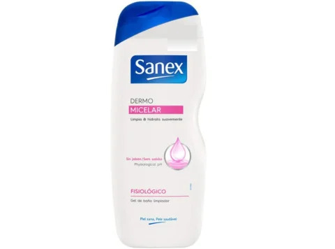 Sanex Gel Douche Dermo Micellaire Physiologique Sans Savon 600ml