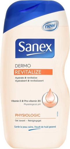 Sanex Gel Douche Dermo Revitalize Micellaire Physiologique 250ml