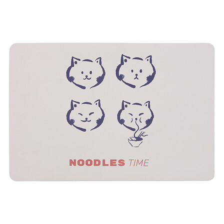 Set de table Atmosphera Nippon Chat Nouilles PVC 45x30 cm