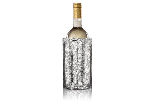 Vacu Vin Manchon Réfrigérant Actif pour Vin Argenté