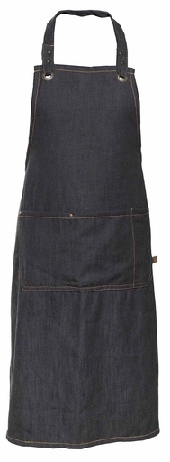 Cosy & Trendy Tablier de cuisine Denim Bleu Foncé avec poche