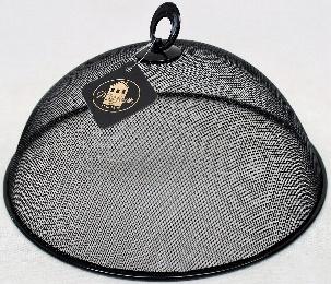 [TS-KT118047A] Maxime Home Cloche Alimentaire Anti-Mouches Noire Maille Ø 30 cm