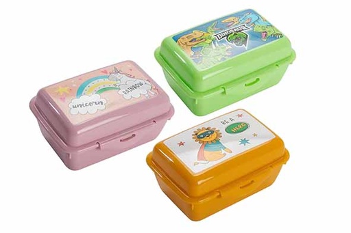 Hega Hogar SAPPORO FANTASY ANIMALS Boîte à Goûter 250ml Assortis