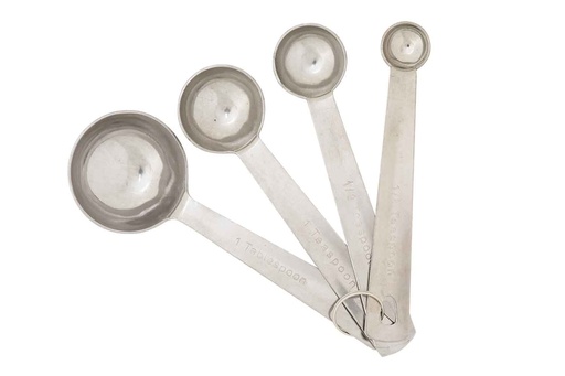 Cosy & Trendy Cuillères Doseuses Inox Lot de 4 (1.25-15ml)