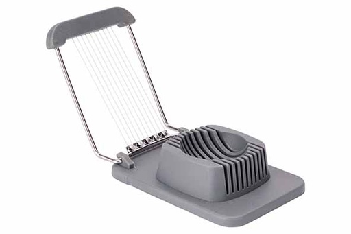 Coupe-œufs Cosy & Trendy, plastique gris pour œufs durs