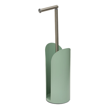 5Five Dérouleur papier WC avec réserve Vert Céladon Acier Inoxydable