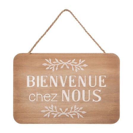 Plaque de porte Krystel 25 x 17 cm assorti