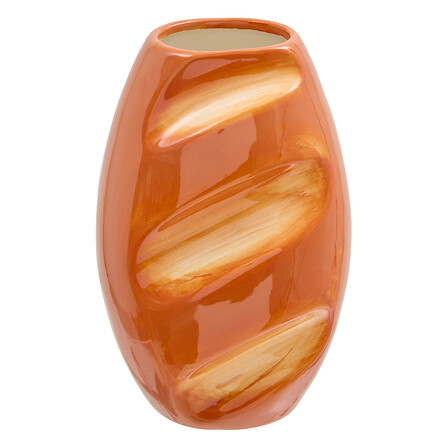 Vase Atmosphera Baguette céramique marron 19 cm