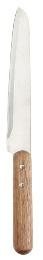 [TS-KT221008A3] COUTEAU À TRANCHER EN INOX ET ACACIA