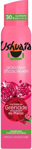 Ushuaia Déodorant Grenade du Maroc 200ml Efficacité 48H