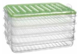 [TS-G462] BOITE À CHARCUTERIE 4 COMPARTIMENTS EMPILABLES