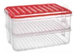 [TS-G463] BOITE À CHARCUTERIE 2 COMPARTIMENTS EMPILABLES