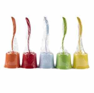 [HD-01060] BROSSE WC AVEC SOCLE EN PLASTIQUE - DISPONIBLE EN 5 COULEURS