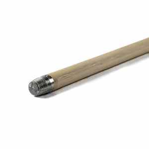 [HD-01077] Manche à balai bois 1,30 m + douille aluminium