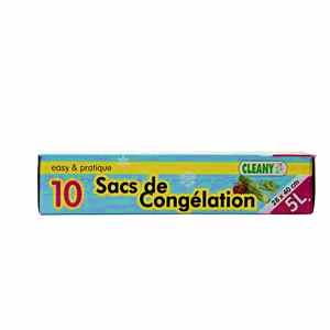 [HD-07008] SACS DE CONGÉLATION DE 5 LITRES - 10 PIÈCES - ÉPAISSEUR 20mu