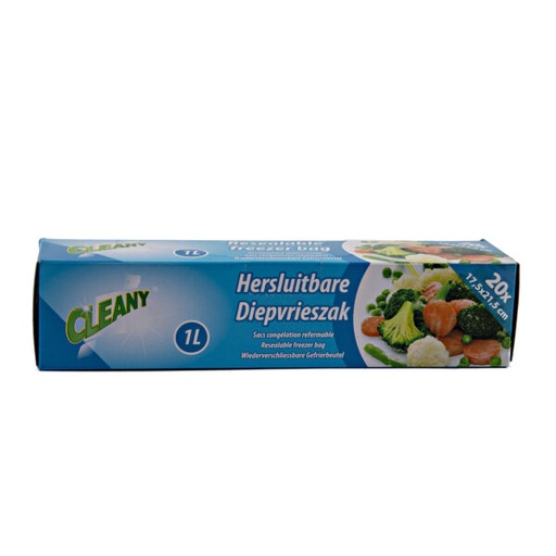 [HD-07027] SACS DE CONGÉLATION REFERMABLES DE 1 LITRE - 20 PIÈCES