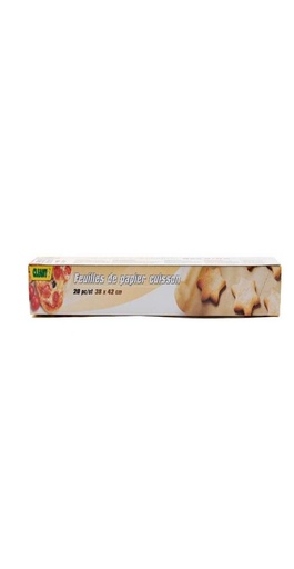 [HD-07019] PAPIER CUISSON - 20 FEUILLES - 38x42CM