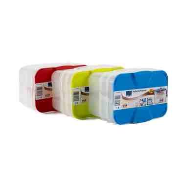 [HD-16023] Rangements frigo set de 3 pc + couvercle assorti couleurs 
