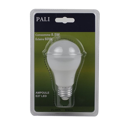 [HD-602710]  Ampoule Led E27 8.5W / 60W